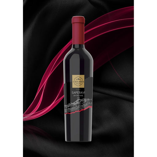 Caucasus Valley Saperavi Red Dry Wine 2021 Azerbaijani Wine 750ml (25.4fl oz) | Hamilton Euromarket