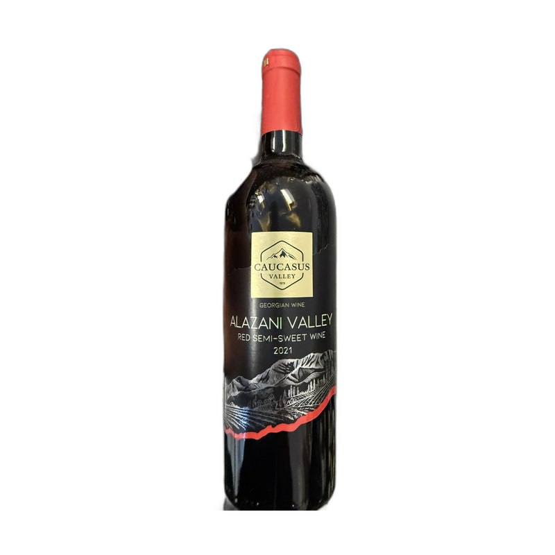Caucasus Valley Alazani Valley Red Semi-Sweet Wine 750ml | Hamilton Euromarket