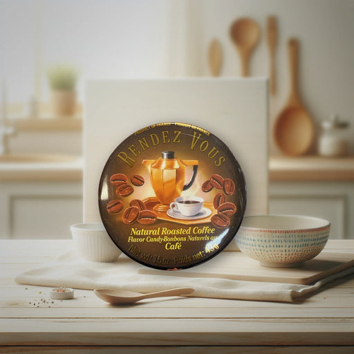 Rendez Vous Natural Roasted Coffee Flavor Candy 45 g — authentic snacks-sweets from France | Hamilton Euromarket