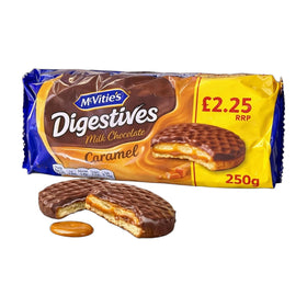 McVitie's Digestives Milk Chocolate Caramel Cookies 250g (8.8oz)