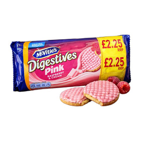 McVitie's Digestives Pink Raspberry & Cream Biscuits 232g (8.2oz)