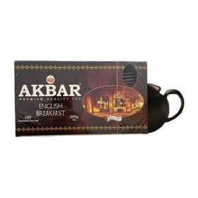 Akbar English Breakfast Tea, Sri Lankan Ceylon Blend 200g (7oz)