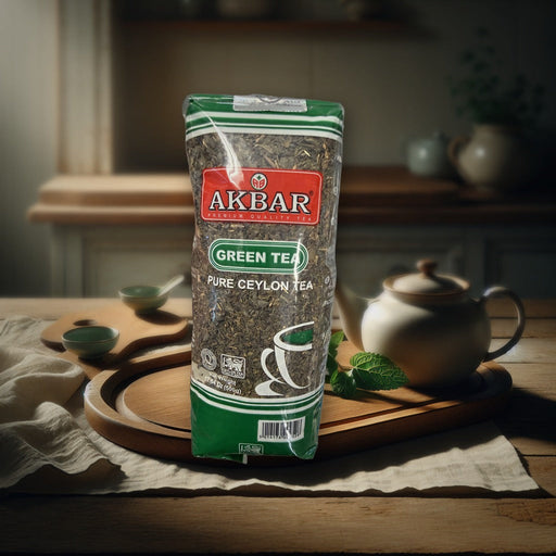 Akbar Green Tea Pure Ceylon Tea 500g — authentic beverage from Sri Lanka | Hamilton Euromarket