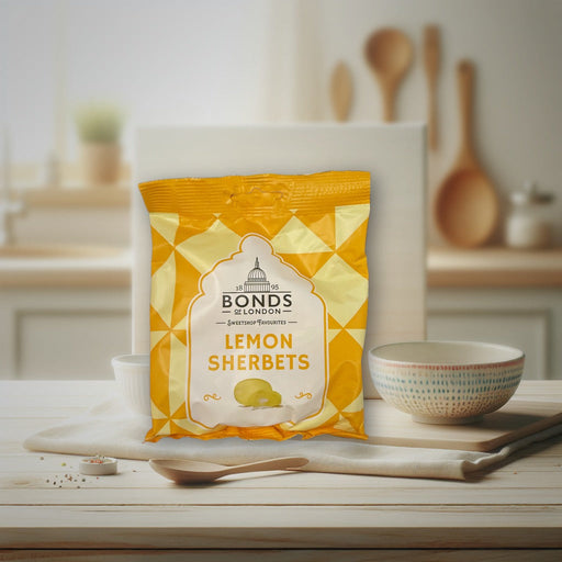 Bonds Of London Lemon Sherbets 150 g — authentic snacks-sweets from United Kingdom | Hamilton Euromarket