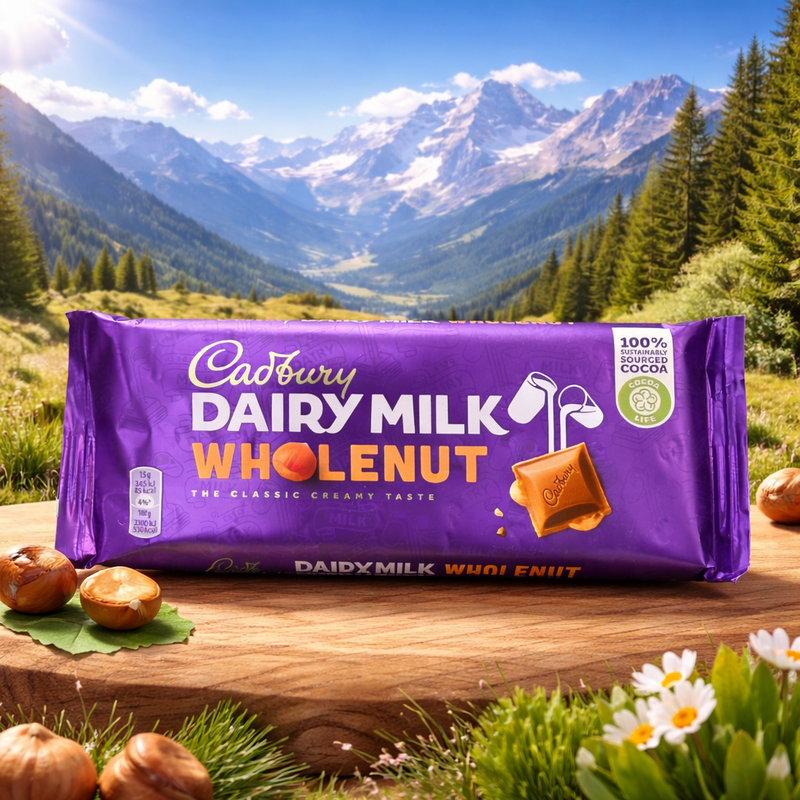 Cadbury Dairy Milk Wholenut 180 g