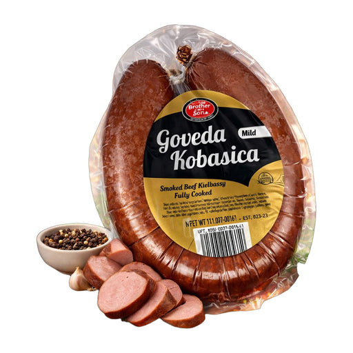 Brother and Sister Goveda Kobasica Beef Sausage Mild (Smoked Sausage) 544 g | Hamilton Euromarket