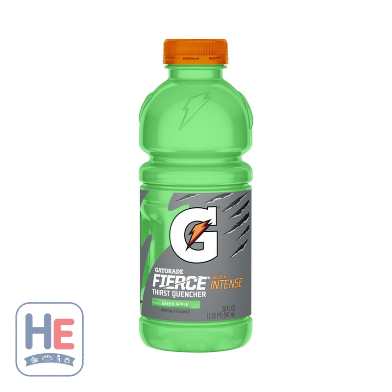 Gatorade Fierce Green Apple Thirst Quencher 591ml (20fl oz) | HE hero 52000010534
