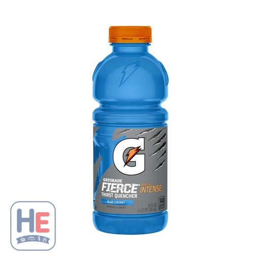 Gatorade Fierce Blue Cherry Thirst Quencher 591ml (20fl oz) | HE hero 52000104141