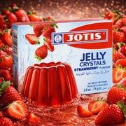 Jotis Strawberry Jelly Crystals 75 g — authentic pantry from Greece | Hamilton Euromarket