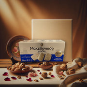 Afoi Chaitoglou Macedonian Halva With Almonds 400gr — authentic snacks-sweets from Germany | Hamilton Euromarket