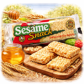 Makeaoniko Sesame Snack Bar, Greek Sweet Treat 50g (1.8oz)