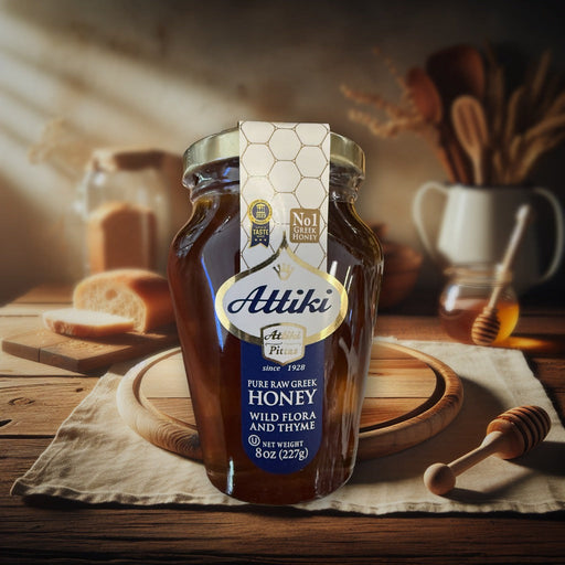Attiki Miel Grec 450 g — authentic pantry from France | Hamilton Euromarket