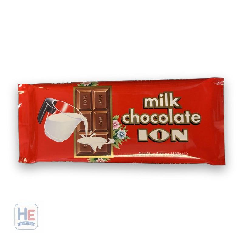 Ion Milk Chocolate Bar, Greek Classic 100g (3.5oz)