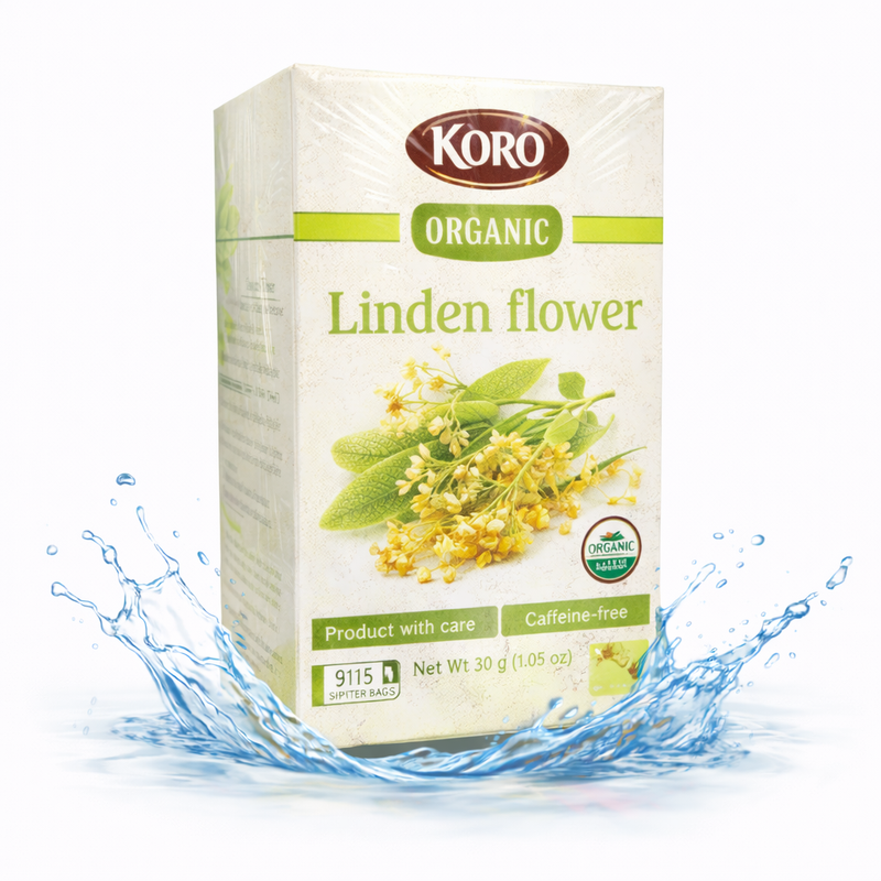 Koro Organic Linden Flower Tea 20 Tea Bags 30 g