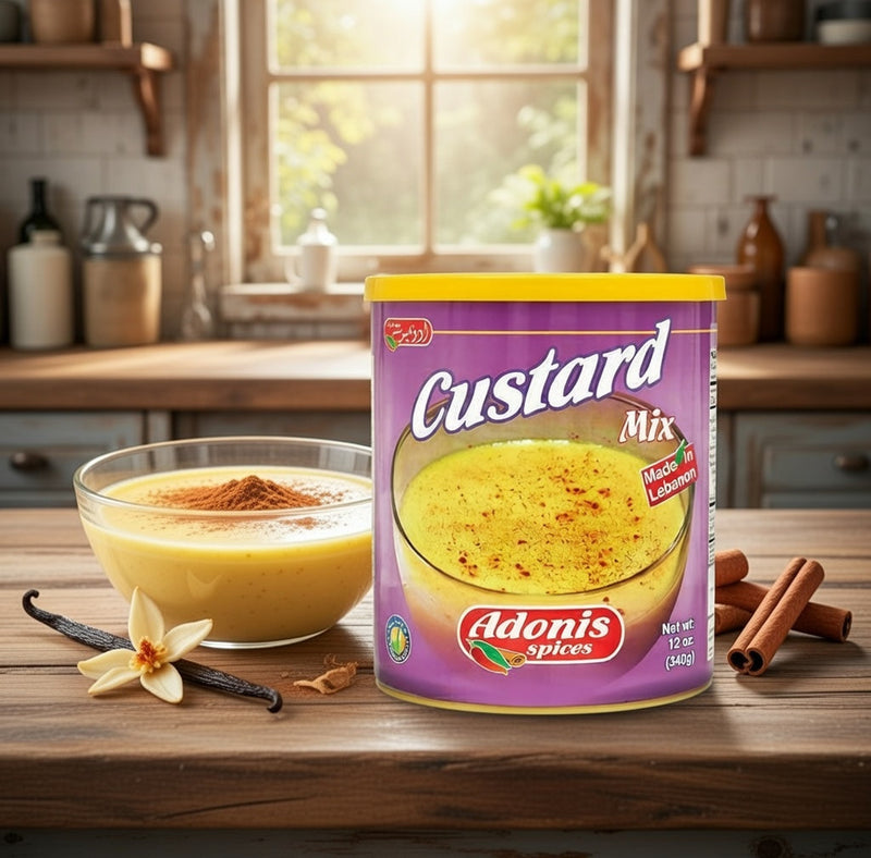 Adonis Vanilla Custard Powder 340 g