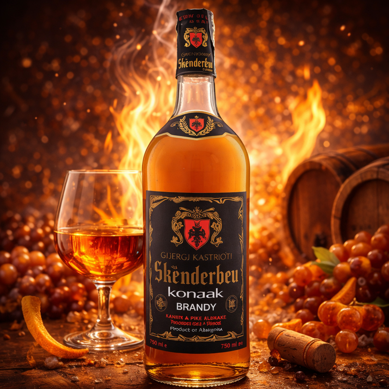 Skenderbeu VSOP Konjak Brandy 1 L 40% ABV