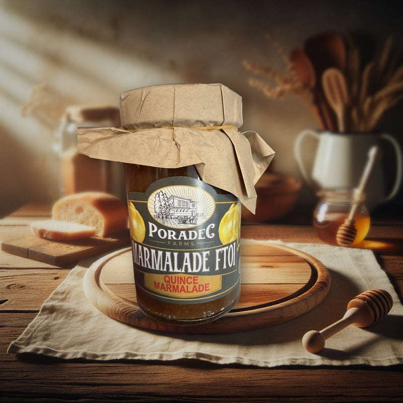 Poradec Farms Quince Marmalade 370 g — authentic pantry from Albania | Hamilton Euromarket