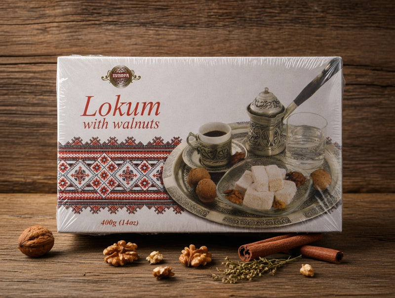 Europa Lokum with Walnuts 400 g