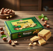 Evropa Nougat Wafers Hazelnut Cream 300 g — authentic snack from North Macedonia | Hamilton Euromarket