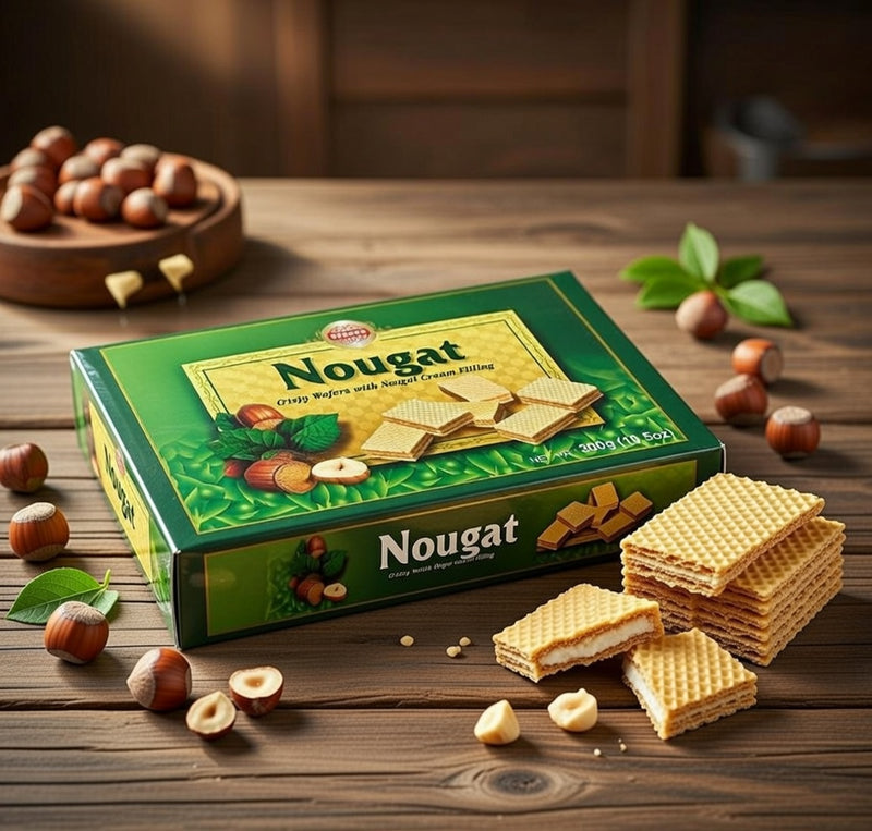 Evropa Nougat Wafers Hazelnut Cream 300 g