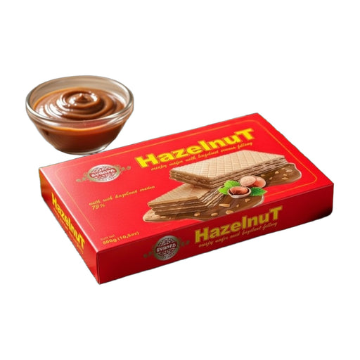 Evropa Hazelnut Cream Wafer Cookies 300 g | Hamilton Euromarket
