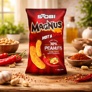 Vitaminka Stobi Magnus Flips Hot & Spicy Peanut 200 g — authentic snack from North Macedonia | Hamilton Euromarket