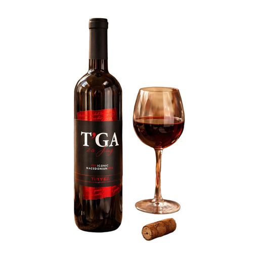 Tikves T'ga Za Jug Vranec Semi-Dry Red Wine 750 mL | Hamilton Euromarket