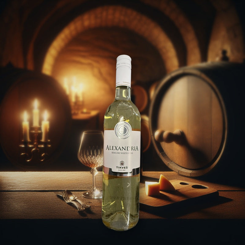 Tikveš Alexandria Semi-dry White Wine 750ml — authentic alcohol from North Macedonia | Hamilton Euromarket