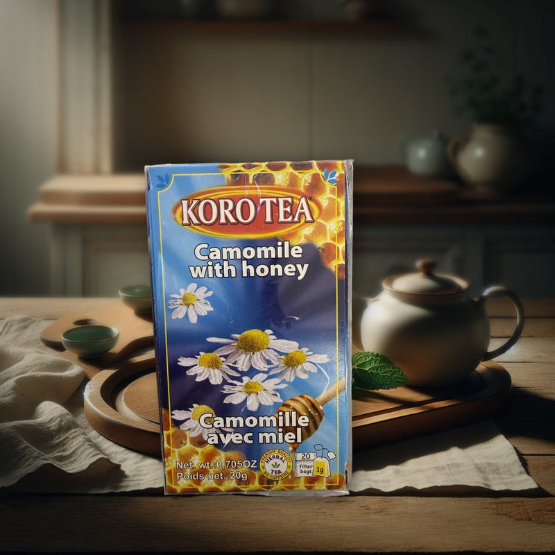 Koro Tea Camomile With Honey Tea — authentic beverage from North Macedonia | Hamilton Euromarket