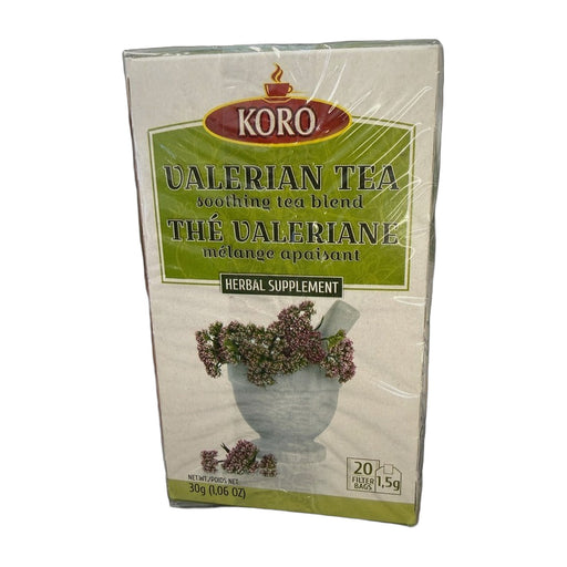 Koro Valerian Tea Soothing Tea Blend 30g | Hamilton Euromarket