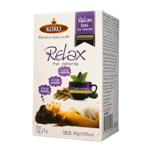 Koro Relax Herbal Tea 20 Tea Bags 30 g | Hamilton Euromarket