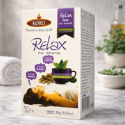Koro Relax Herbal Tea 20 Tea Bags 30 g — authentic beverage from Germany | Hamilton Euromarket