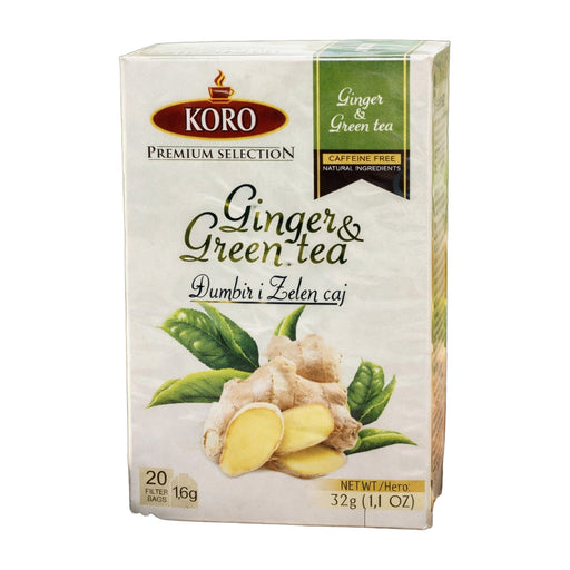 Koro Premium Ginger & Green Tea 32 g | Hamilton Euromarket