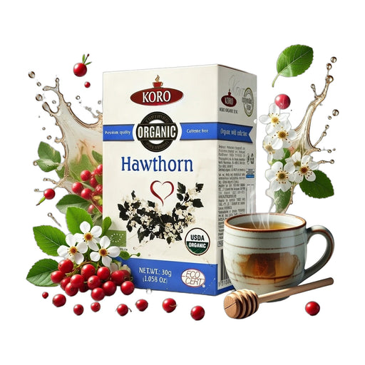 Koro Organic Hawthorn Herbal Tea 30 g (20 Tea Bags) | Hamilton Euromarket