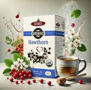 Koro Organic Hawthorn Herbal Tea 30 g (20 Tea Bags) — authentic beverage from Germany | Hamilton Euromarket