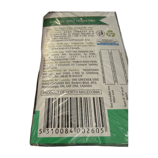 Koro Organic Wild Collection Tea 20 g | Hamilton Euromarket