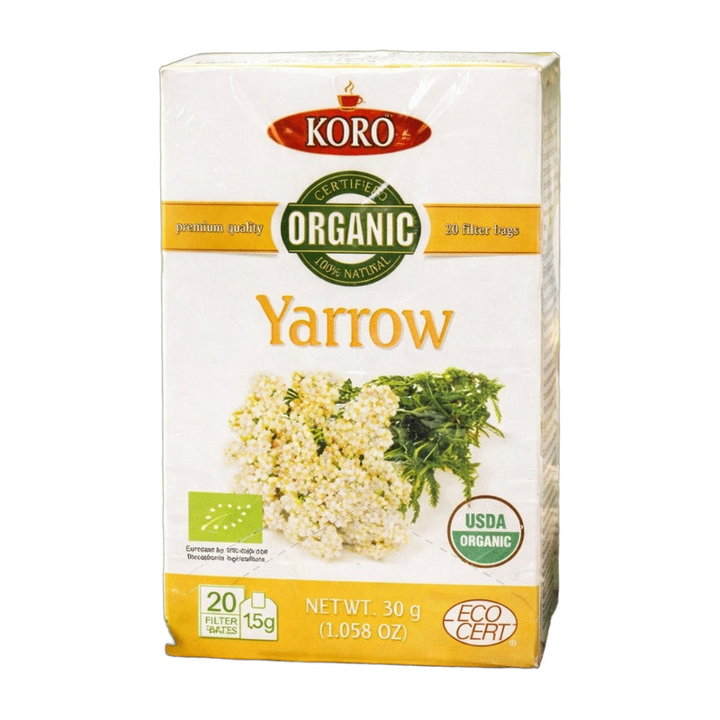 Koro Organic Yarrow Herbal Tea 30 g | Hamilton Euromarket