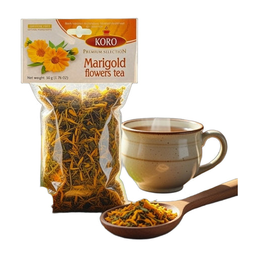 Koro Marigold Flowers Herbal Tea 50 g | Hamilton Euromarket