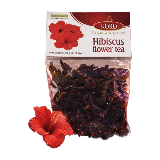 Koro Hibiscus Flower Tea Loose 50 g | Hamilton Euromarket