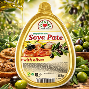 Vitalia Vegan Soy Pate with Olives 105 g — authentic pantry from North Macedonia | Hamilton Euromarket