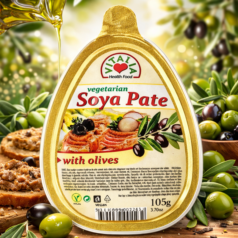 Vitalia Vegan Soy Pate with Olives 105 g