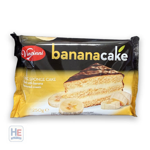 Vincinni Banana Cake Sponge Cake with Banana Cream 250g (8.81oz)