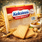 Vincinni Keksinni Petit Beurre Biscuits Fat Free 800 g — authentic snack from North Macedonia | Hamilton Euromarket