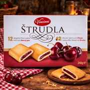 Vincinni Štrudla Cherry Jam 240 g — authentic pantry from North Macedonia | Hamilton Euromarket