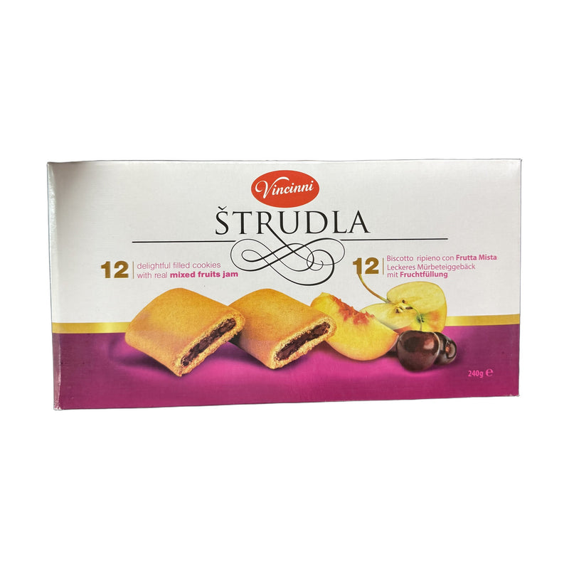 Vincinni Strudla Mixed Fruits Jam Cookies 240 g | Hamilton Euromarket