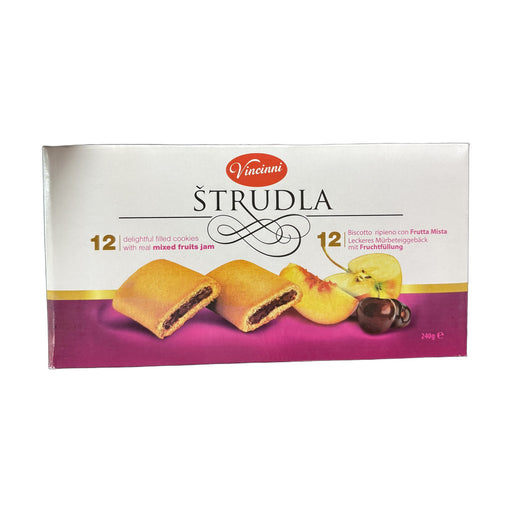 Vincinni Strudla Mixed Fruits Jam Cookies 240 g | Hamilton Euromarket