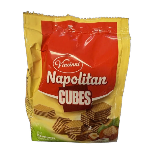Vincinni Napolitan Cubes Hazelnut 250g | Hamilton Euromarket