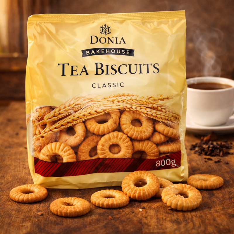 Donia Tea Biscuits Classic 800 g