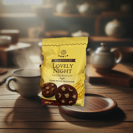 Donia Cocoa Biscuit 176 g — authentic snack from North Macedonia | Hamilton Euromarket