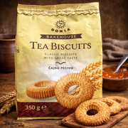 Donia Tea Biscuits Classic 350 g — authentic snack from North Macedonia | Hamilton Euromarket